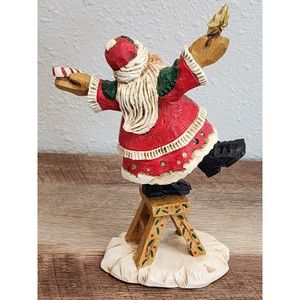 Vintage Christmas Santa David Frykman Figurine HANG A SHINING STAR 8" Signed